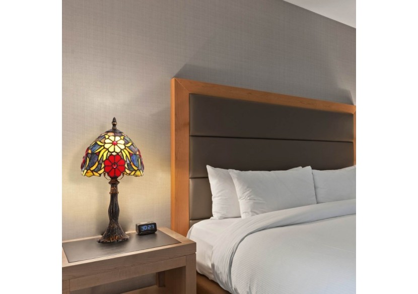 Lampe à poser "Saura" inspiration "Tiffany"-diamètre 20cm - L3086-20 - Barcelona LED Lampe à poser "Saura" inspiration "Tiffany"-diamètre 20cm - L3086-20 - Barcelona LED