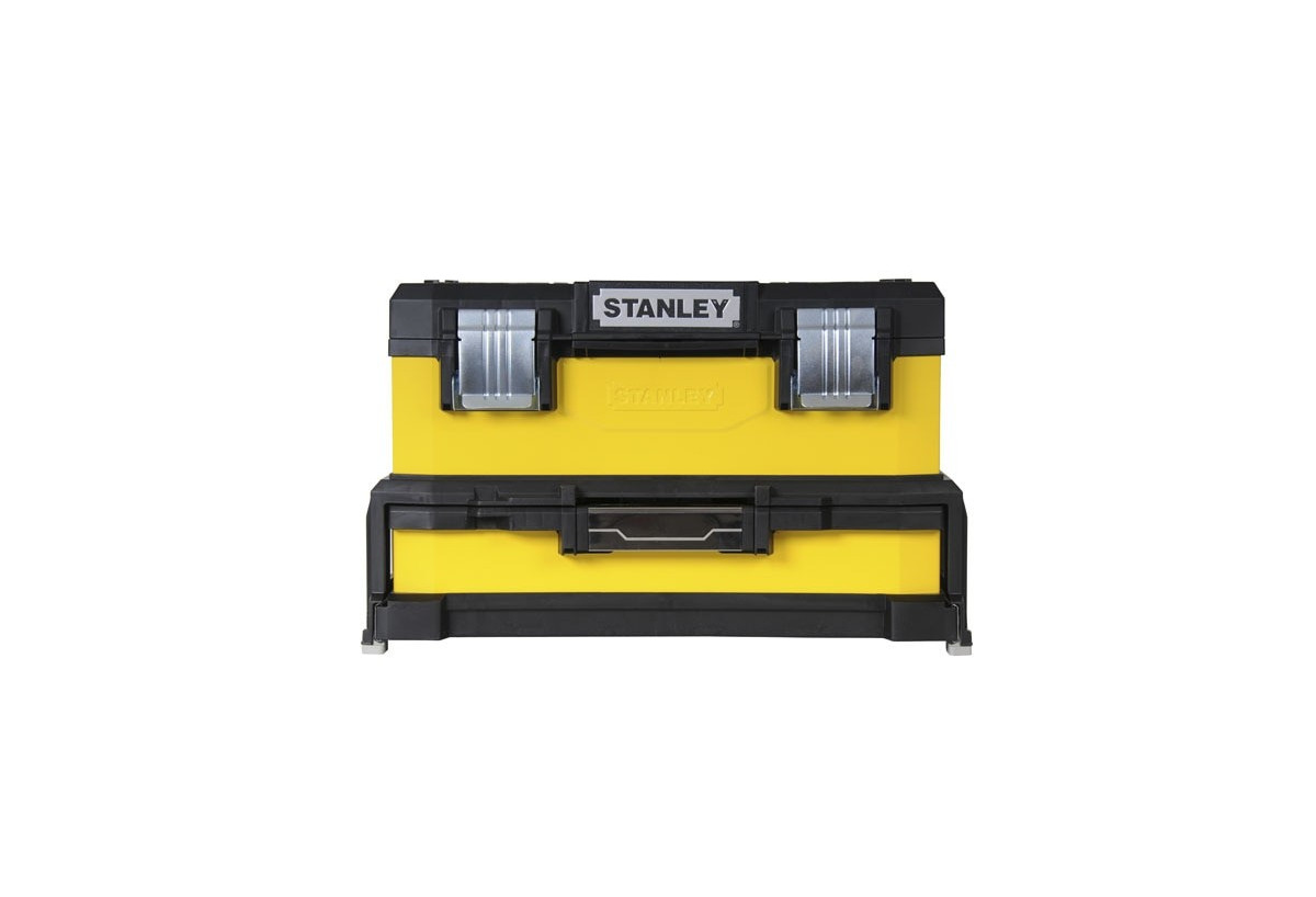 Boite A Outils A Tiroir Bimatiere Jaune 51Cm - Stanley : Confort'Mat