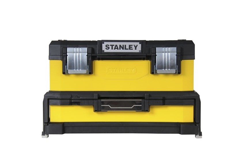Boite A Outils A Tiroir Bimatiere Jaune 51Cm - Stanley : Confort'Mat