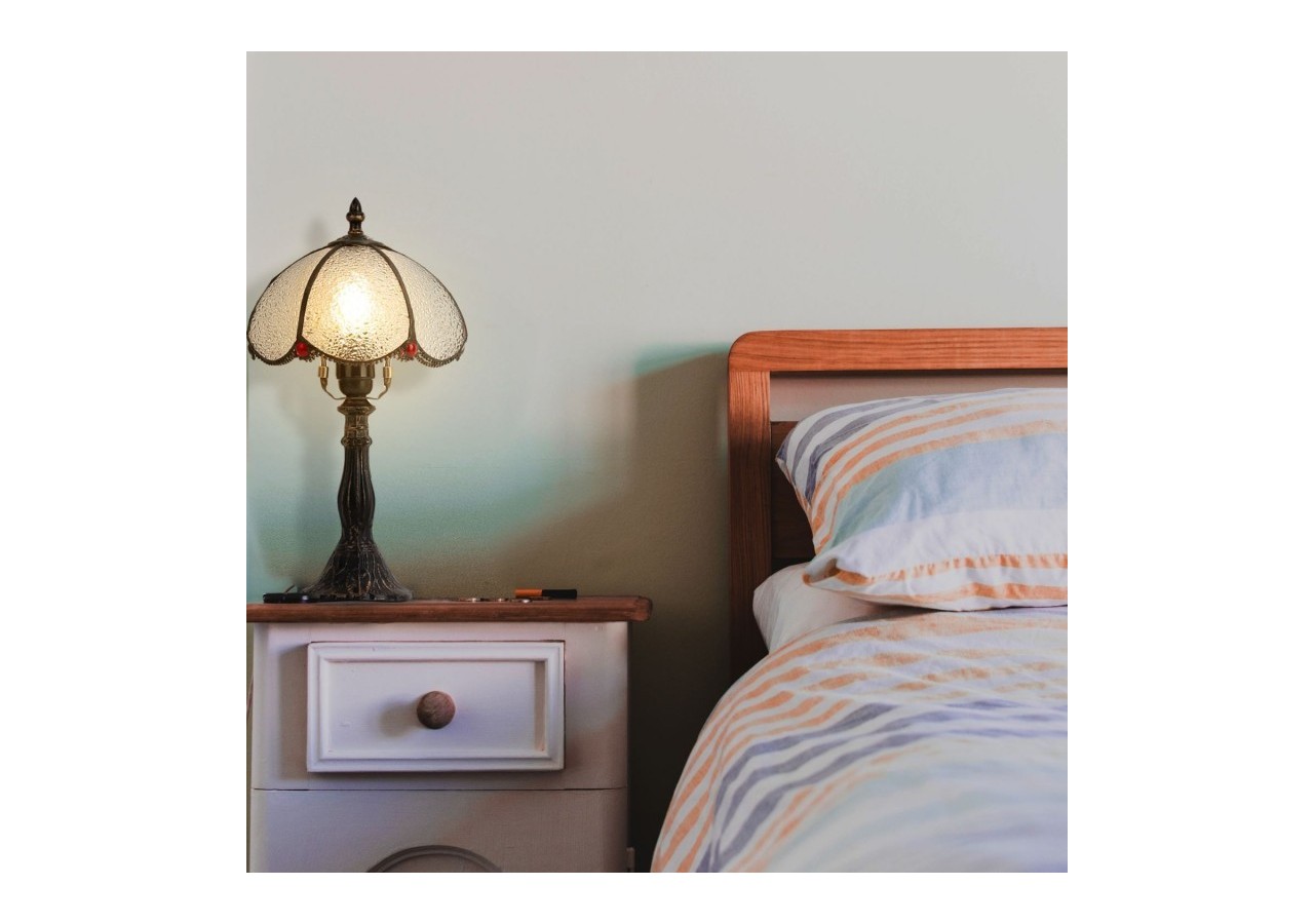 Lampe à poser "Candice" inspiration "Tiffany"-diamètre 20cm - L3087-20 - Barcelona LED