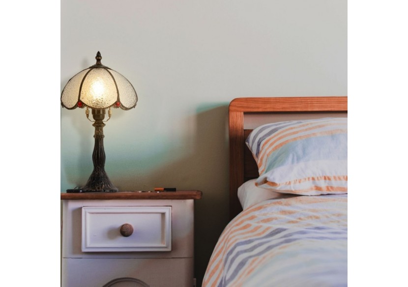 Lampe à poser "Candice" inspiration "Tiffany"-diamètre 20cm - L3087-20 - Barcelona LED Lampe à poser "Candice" inspiration "Tiffany"-diamètre 20cm - L3087-20 - Barcelona LED