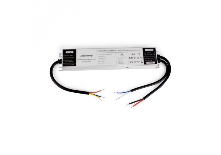 Alimentation LED dimmable TRIAC/0-10V 200-250V-Sortie 24V-6.25A-150W - PE-TL150TV24 - Barcelona LED 2