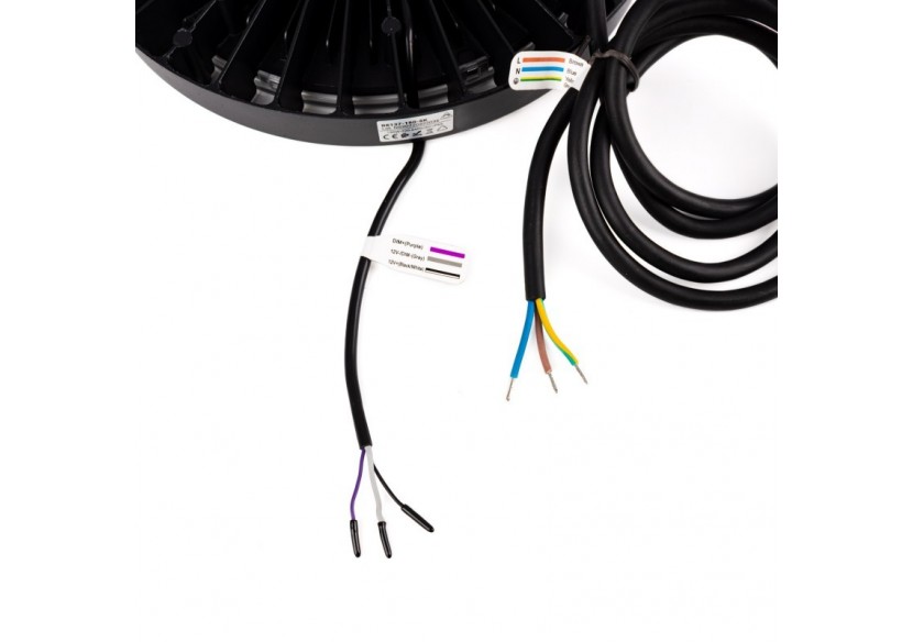 Cloche LED industrielle-Driver PHILIPS-150W-160lm/W-Puce PHILIPS-Dimmable 1-10V-IP65 - B8137-150-4K - Barcelona LED