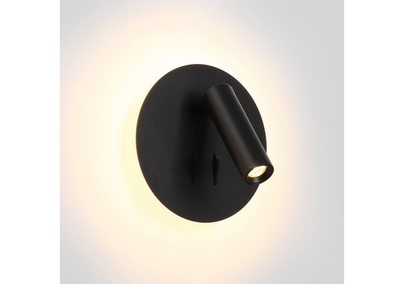 Applique murale liseuse "Quart"-Double éclairage-3W+6W - LN1547-N - Barcelona LED