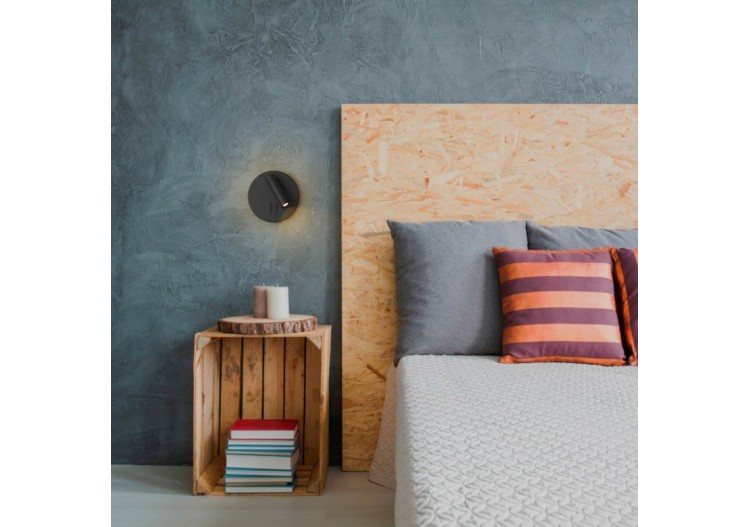 Applique murale liseuse "Quart"-Double éclairage-3W+6W - LN1547-N - Barcelona LED 2