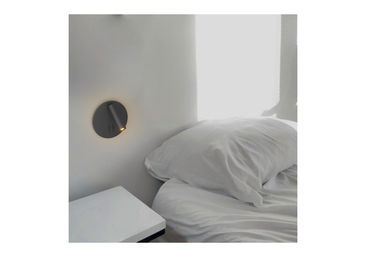 Applique murale liseuse "Quart"-Double éclairage-3W+6W - LN1547-N - Barcelona LED