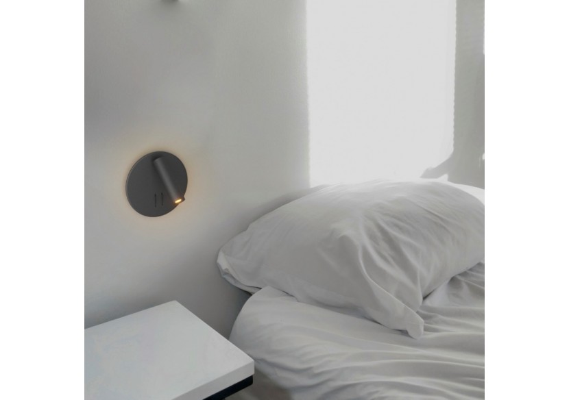 Applique murale liseuse "Quart"-Double éclairage-3W+6W - LN1547-N - Barcelona LED