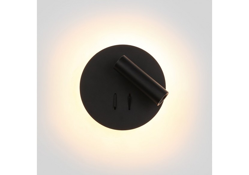 Applique murale liseuse "Quart"-Double éclairage-3W+6W - LN1547-N - Barcelona LED