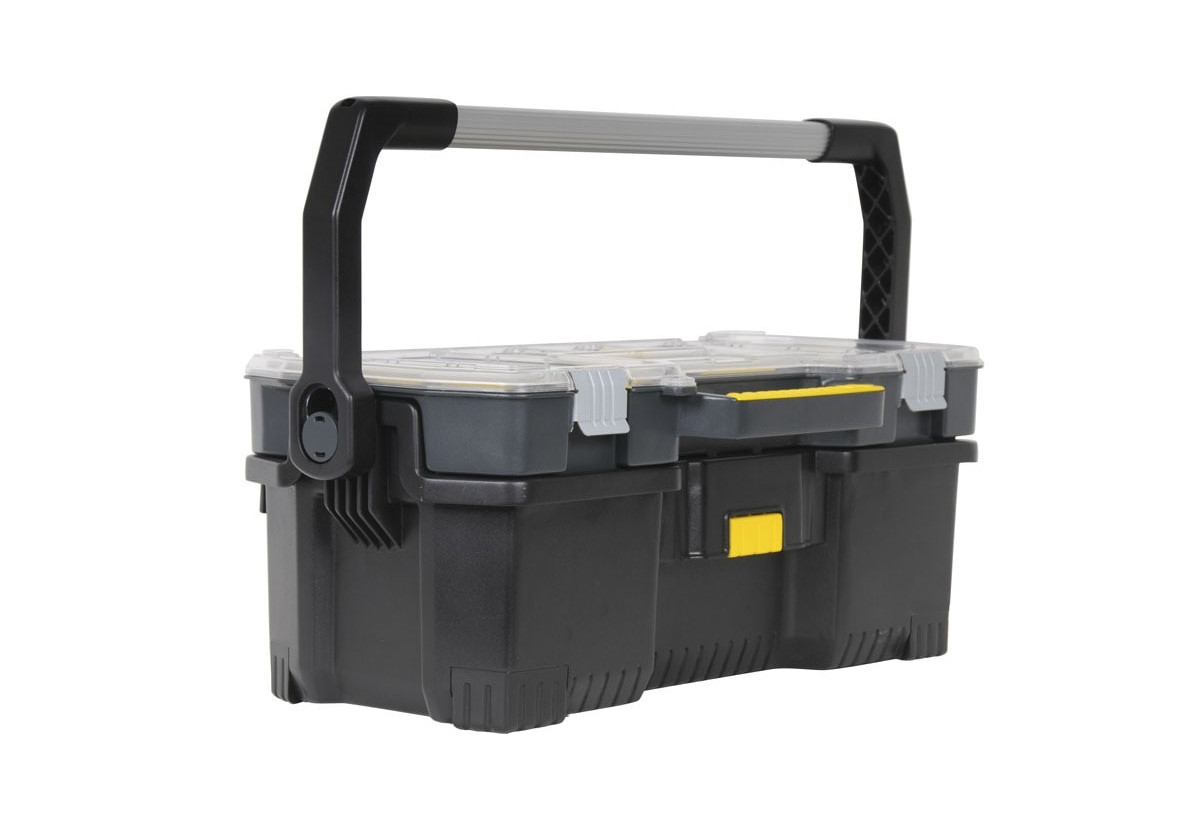 Boite A Outils 60Cm Avec Organiseur Transparent - Stanley : Confort'Mat