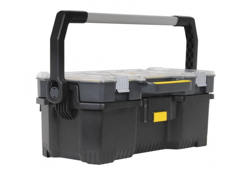 Boite A Outils 60Cm Avec Organiseur Transparent - Stanley : Confort'Mat