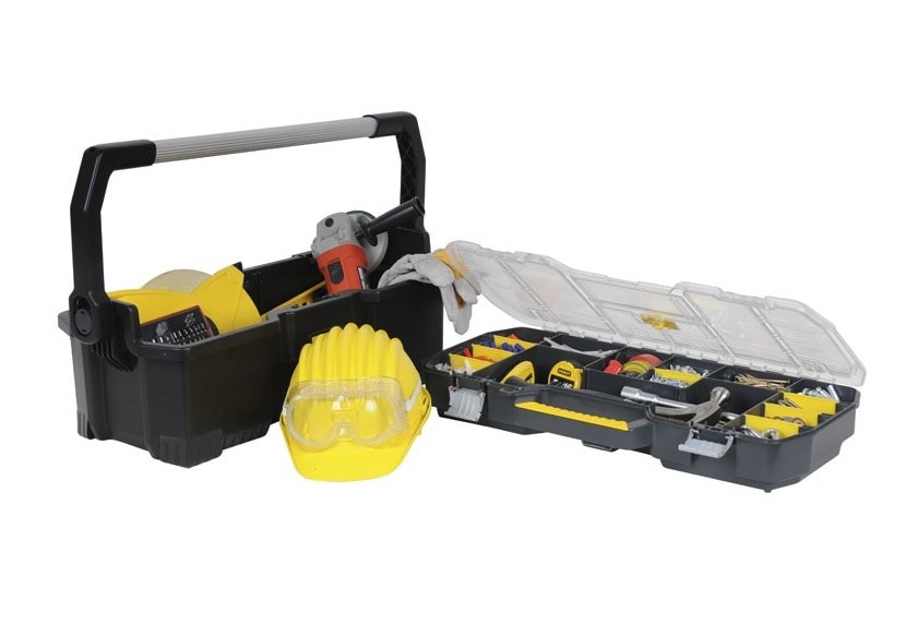 Boite A Outils 60Cm Avec Organiseur Transparent - Stanley : Confort'Mat