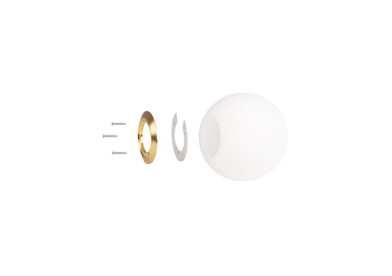 Abat-jour boule en verre de rechange-diamètre 150mm - LD-RECAMBIO - Barcelona LED