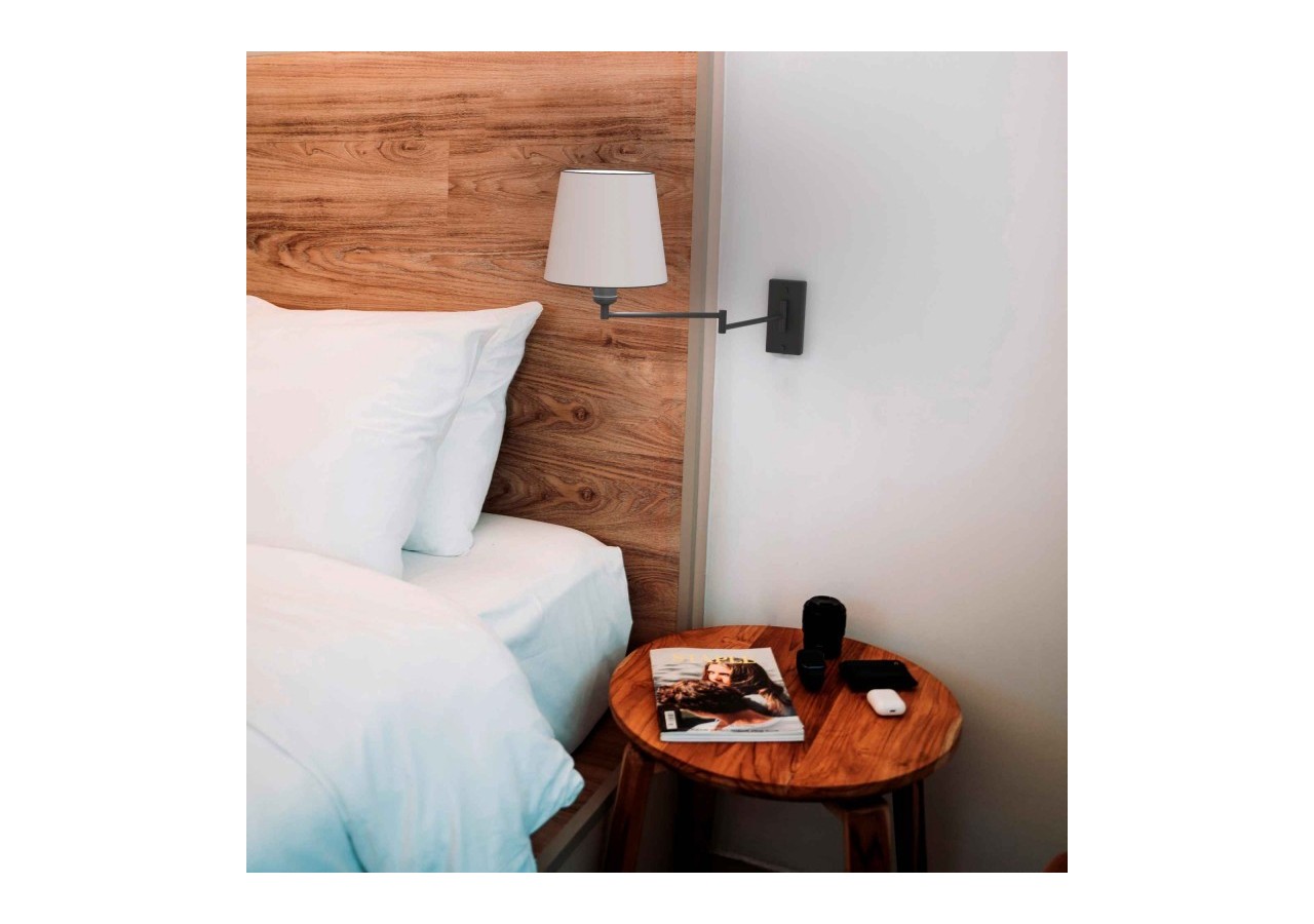 Applique murale avec bras articulé "Reno"-E27 - L3066-N - Barcelona LED