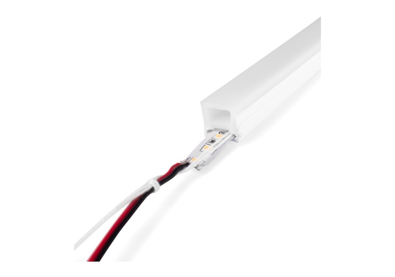 Gaine néon flexible en silicone pour rubans LED-16x16-5m-Courbure verticale - WOS1616 - Barcelona LED