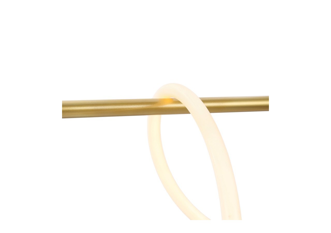 Suspension moderne à néon enroulé "Corda"-360 degrés-45W-3000K - L3080-D - Barcelona LED