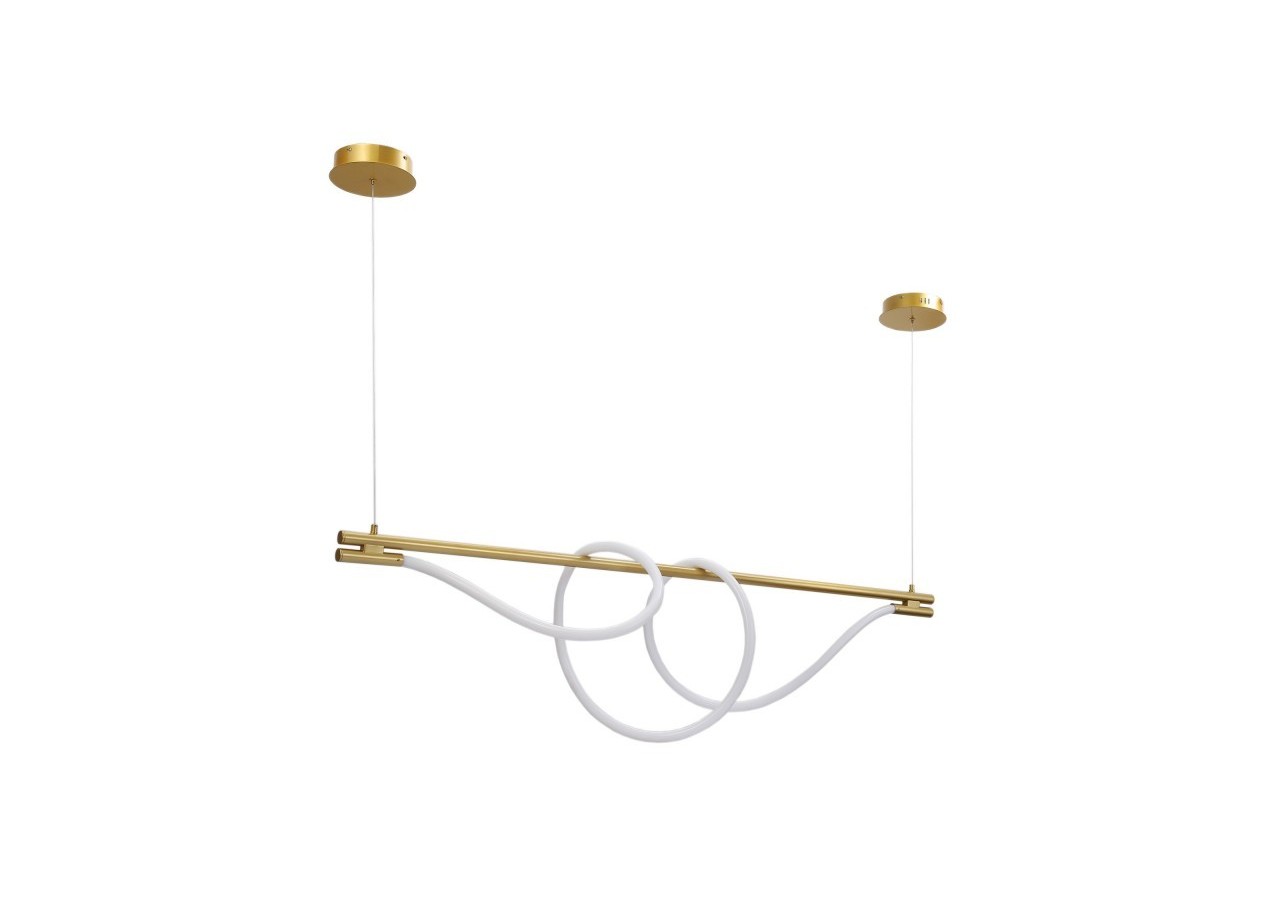 Suspension moderne à néon enroulé "Corda"-360 degrés-45W-3000K - L3080-D - Barcelona LED