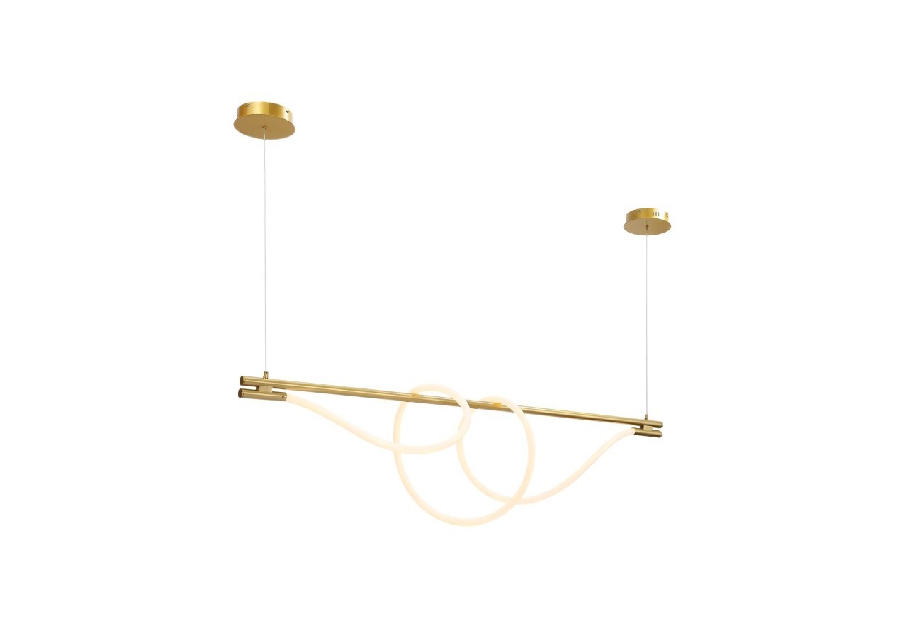 Suspension moderne à néon enroulé "Corda"-360 degrés-45W-3000K - L3080-D - Barcelona LED