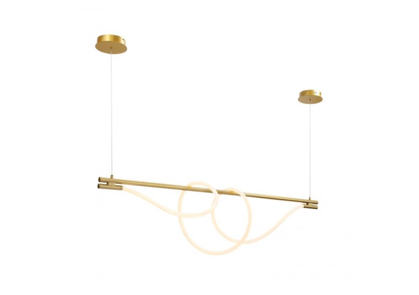 Suspension moderne à néon enroulé "Corda"-360 degrés-45W-3000K - L3080-D - Barcelona LED