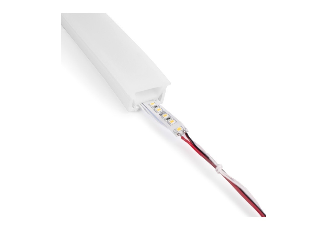 Gaine néon flexible en silicone encastrable pour rubans LED-30x20-5m-Courbure verticale - WOS3020-E - Barcelona LED
