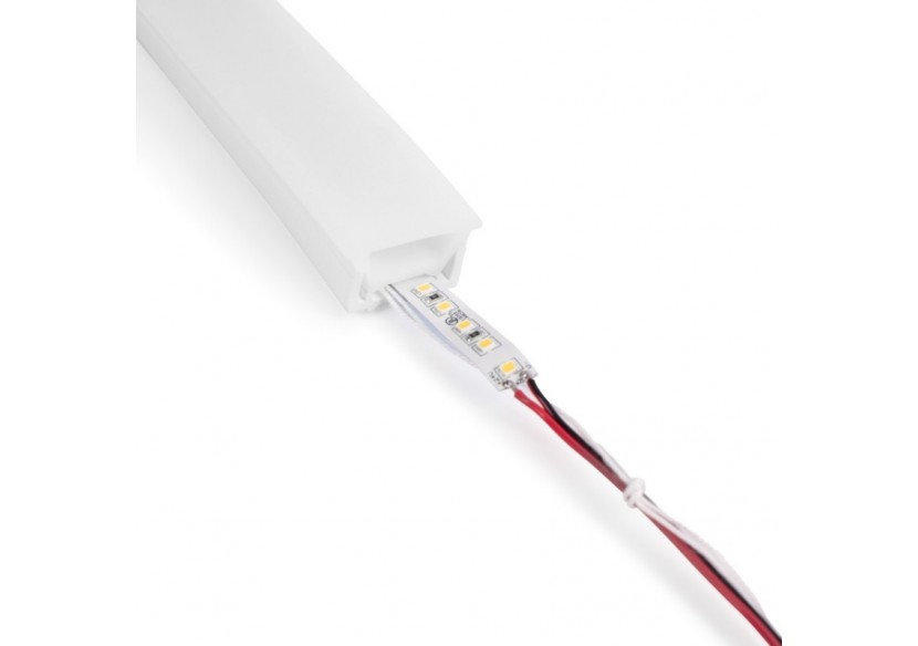 Gaine néon flexible en silicone encastrable pour rubans LED-30x20-5m-Courbure verticale - WOS3020-E - Barcelona LED