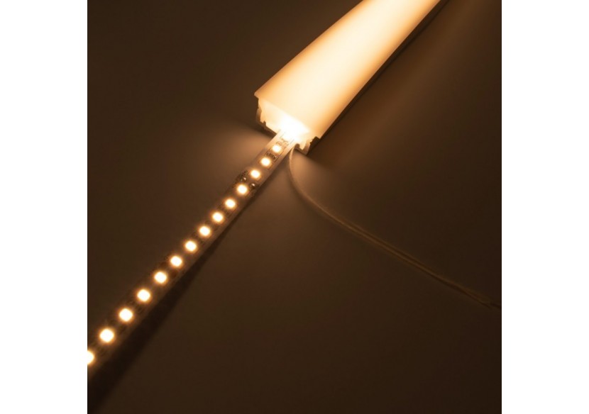 Gaine néon flexible en silicone encastrable pour rubans LED-30x20-5m-Courbure verticale - WOS3020-E - Barcelona LED