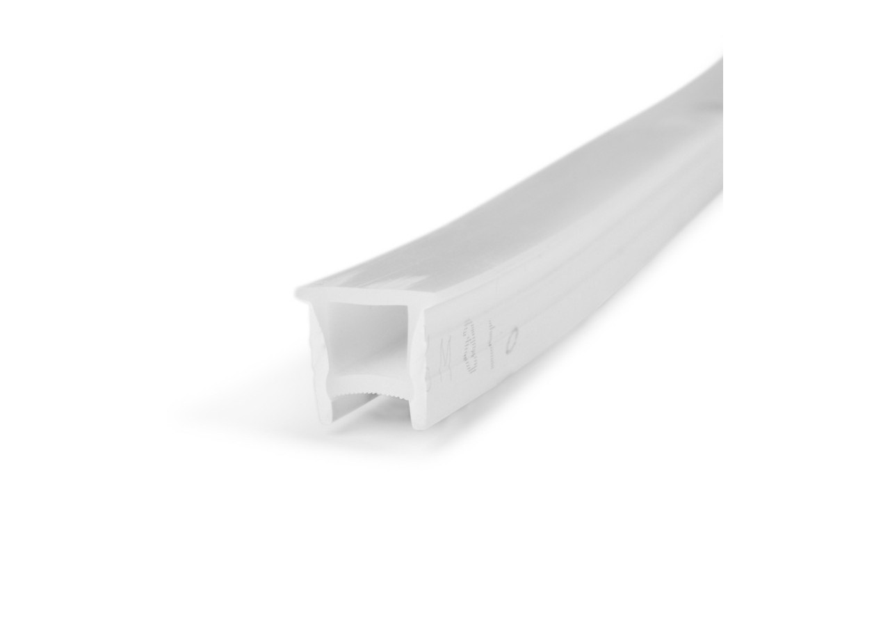 Gaine néon flexible en silicone encastrable pour rubans LED-10x10mm-5m-Courbure verticale - WOS1010-E - Barcelona LED