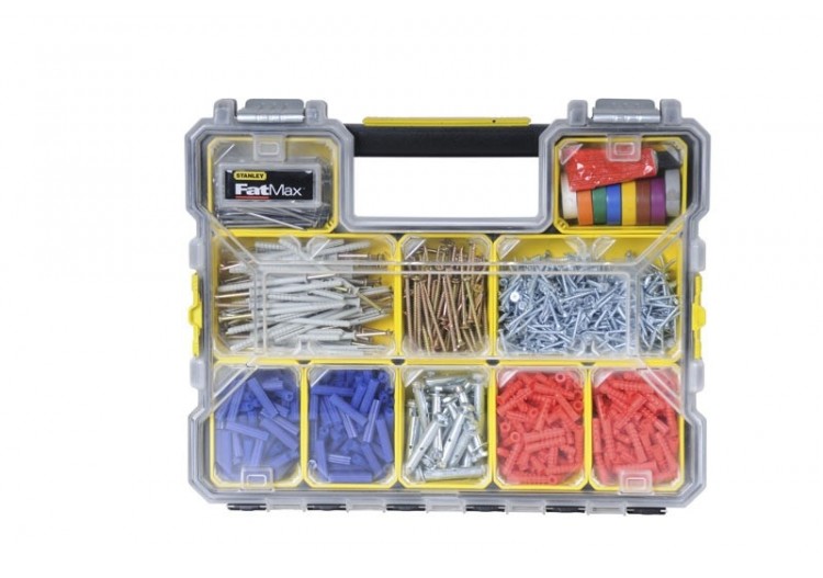 Organiseur Etanche Profondeur 64Mm - 10 Compartiments Amovibles   - Fatmax : Confort'Mat 2