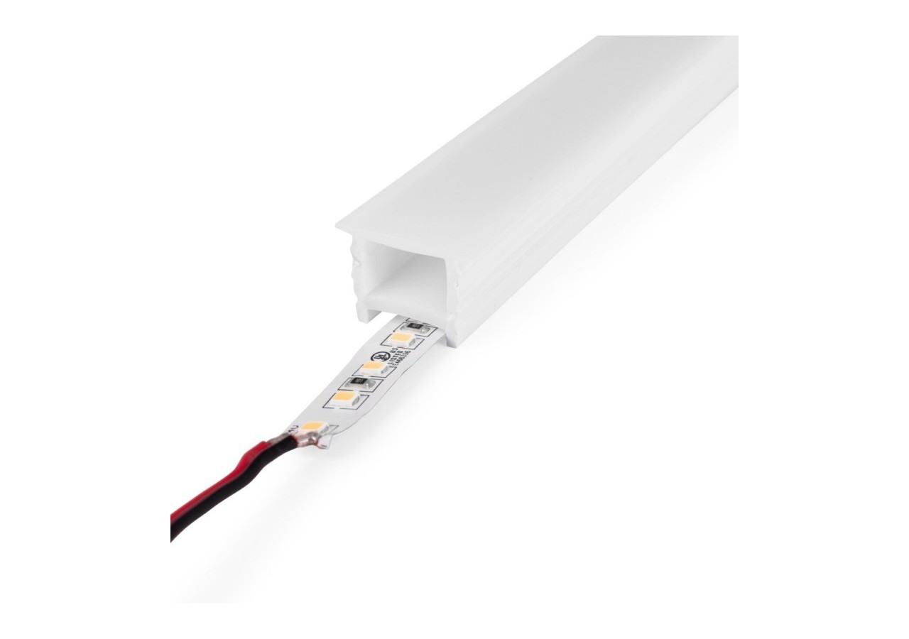 Gaine néon flexible en silicone encastrable pour rubans LED-16x16-5m-Courbure verticale - WOS1616-E - Barcelona LED