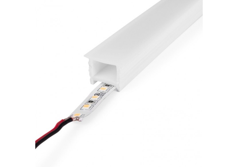 Gaine néon flexible en silicone encastrable pour rubans LED-16x16-5m-Courbure verticale - WOS1616-E - Barcelona LED
