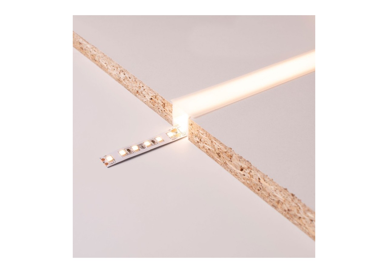 Gaine néon flexible en silicone encastrable pour rubans LED-16x16-5m-Courbure verticale - WOS1616-E - Barcelona LED