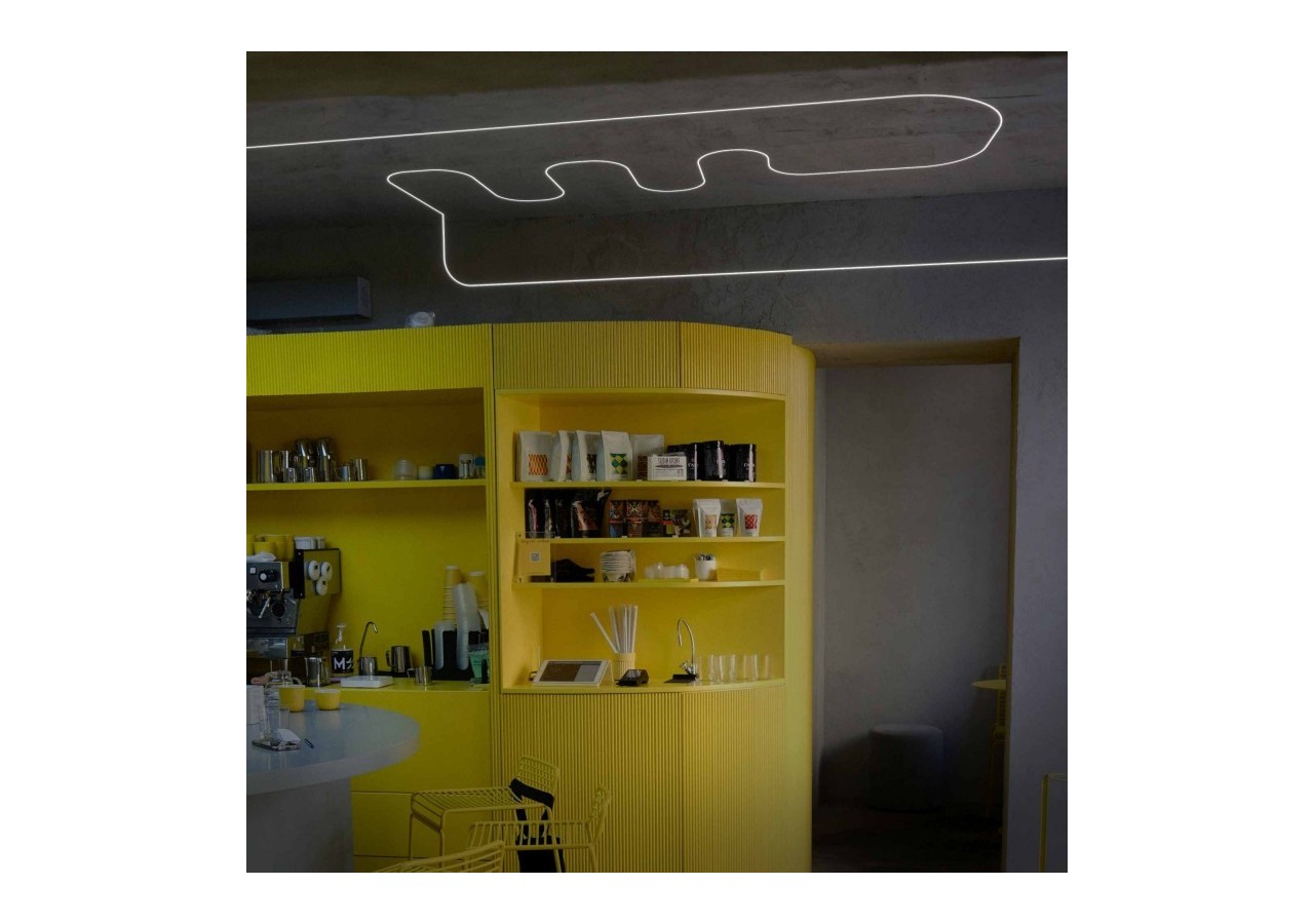 Gaine néon flexible en silicone encastrable pour rubans LED-16x16-5m-Courbure verticale - WOS1616-E - Barcelona LED