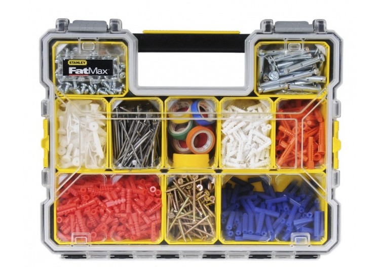 Organiseur Profondeur 106Mm - 10 Compartiments Amovibles   - Fatmax : Confort'Mat