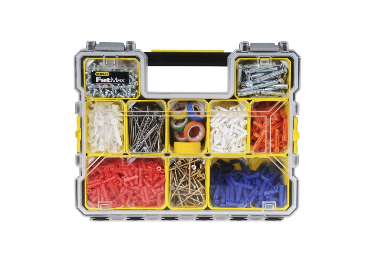 Organiseur Profondeur 106Mm - 10 Compartiments Amovibles   - Fatmax : Confort'Mat