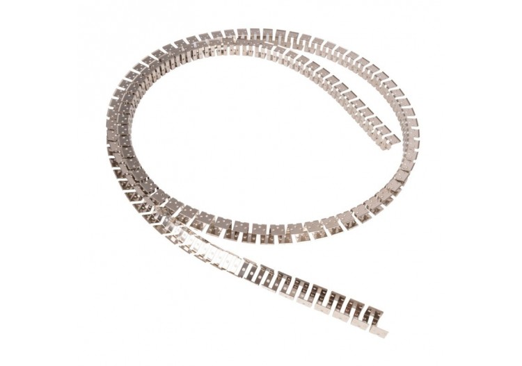 Profilé flexible en acier 16x16 mm pour gaines en silicone-2m - WOS1616-PERF - Barcelona LED