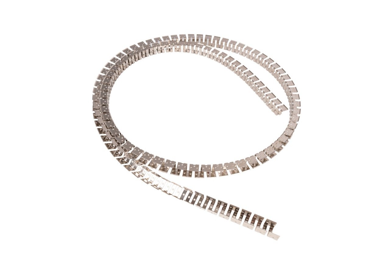 Profilé flexible en acier 16x16 mm pour gaines en silicone-2m - WOS1616-PERF - Barcelona LED