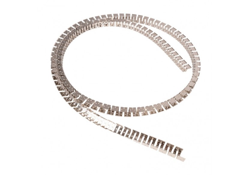 Profilé flexible en acier 16x16 mm pour gaines en silicone-2m - WOS1616-PERF - Barcelona LED