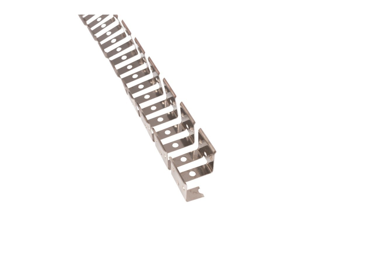 Profilé flexible en acier 16x16 mm pour gaines en silicone-2m - WOS1616-PERF - Barcelona LED