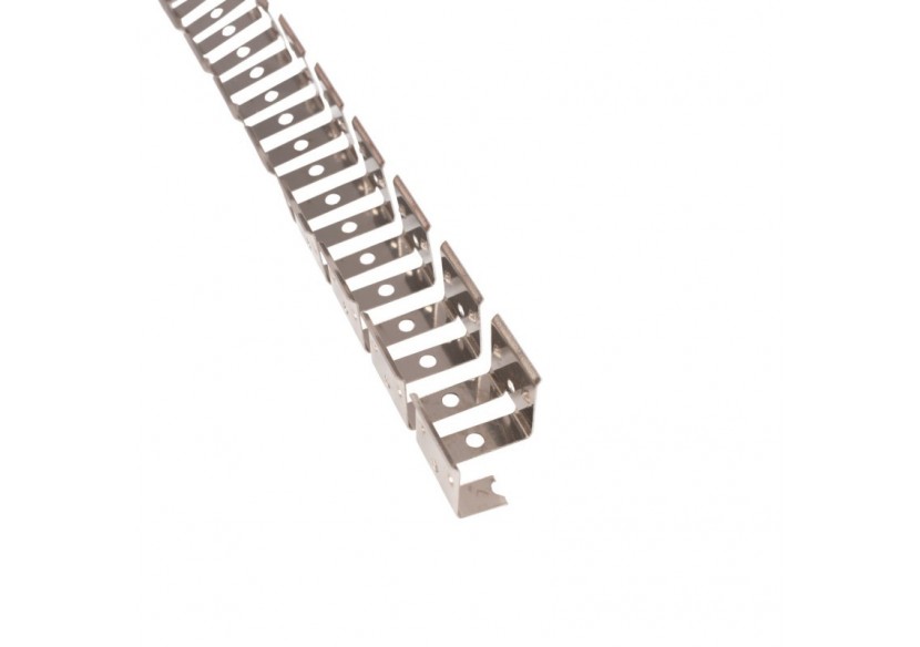 Profilé flexible en acier 16x16 mm pour gaines en silicone-2m - WOS1616-PERF - Barcelona LED