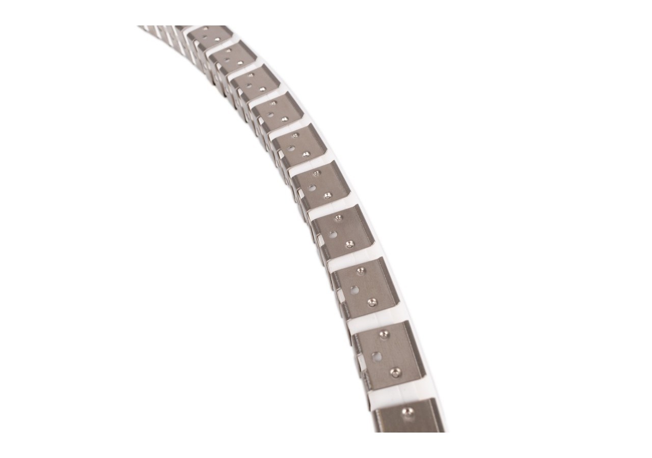 Profilé flexible en acier 16x16 mm pour gaines en silicone-2m - WOS1616-PERF - Barcelona LED