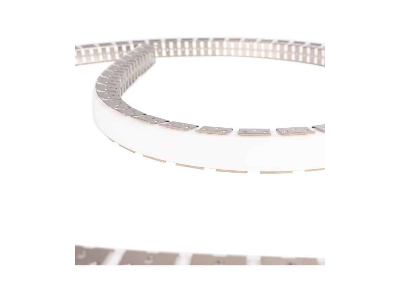 Profilé flexible en acier 16x16 mm pour gaines en silicone-2m - WOS1616-PERF - Barcelona LED
