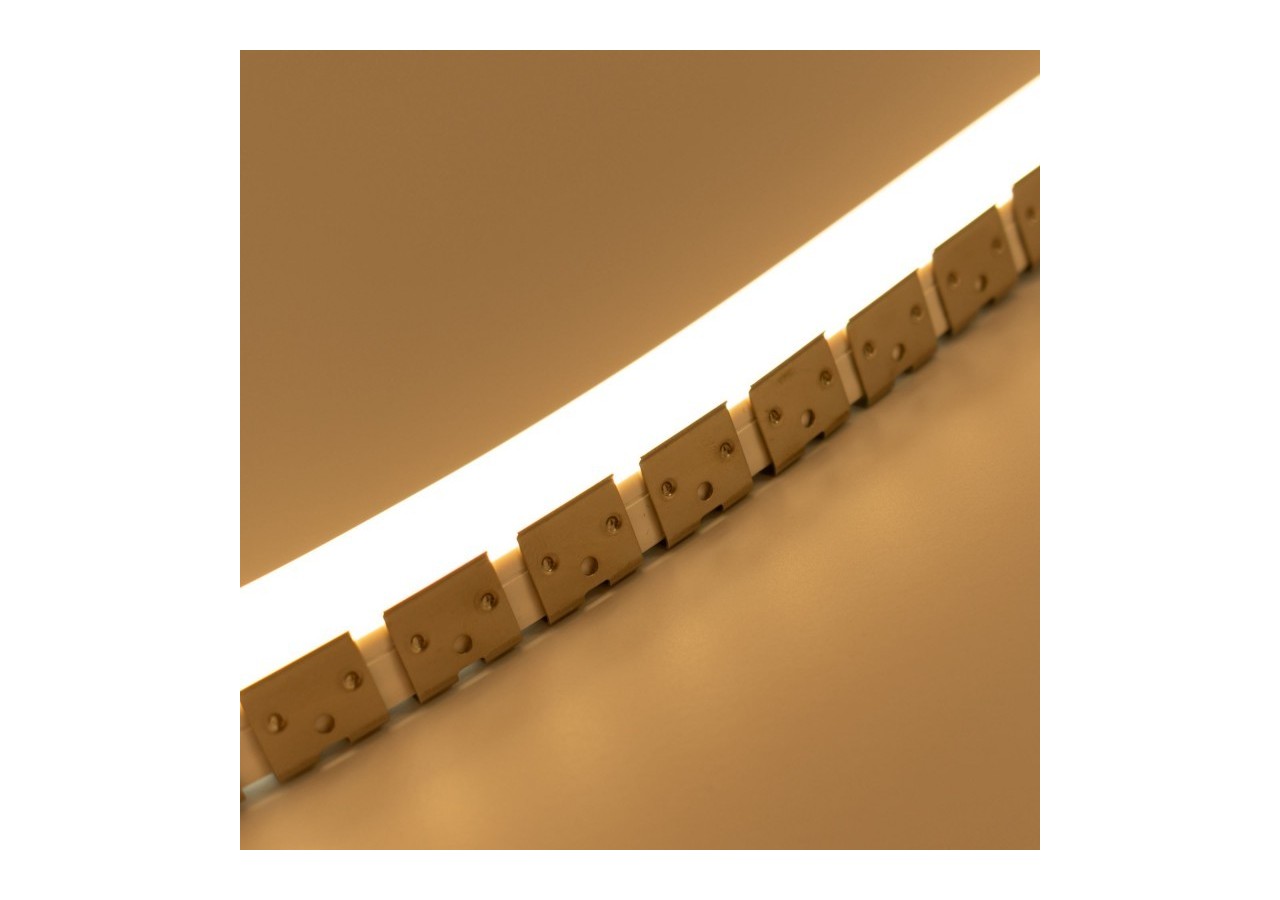 Profilé flexible en acier 16x16 mm pour gaines en silicone-2m - WOS1616-PERF - Barcelona LED