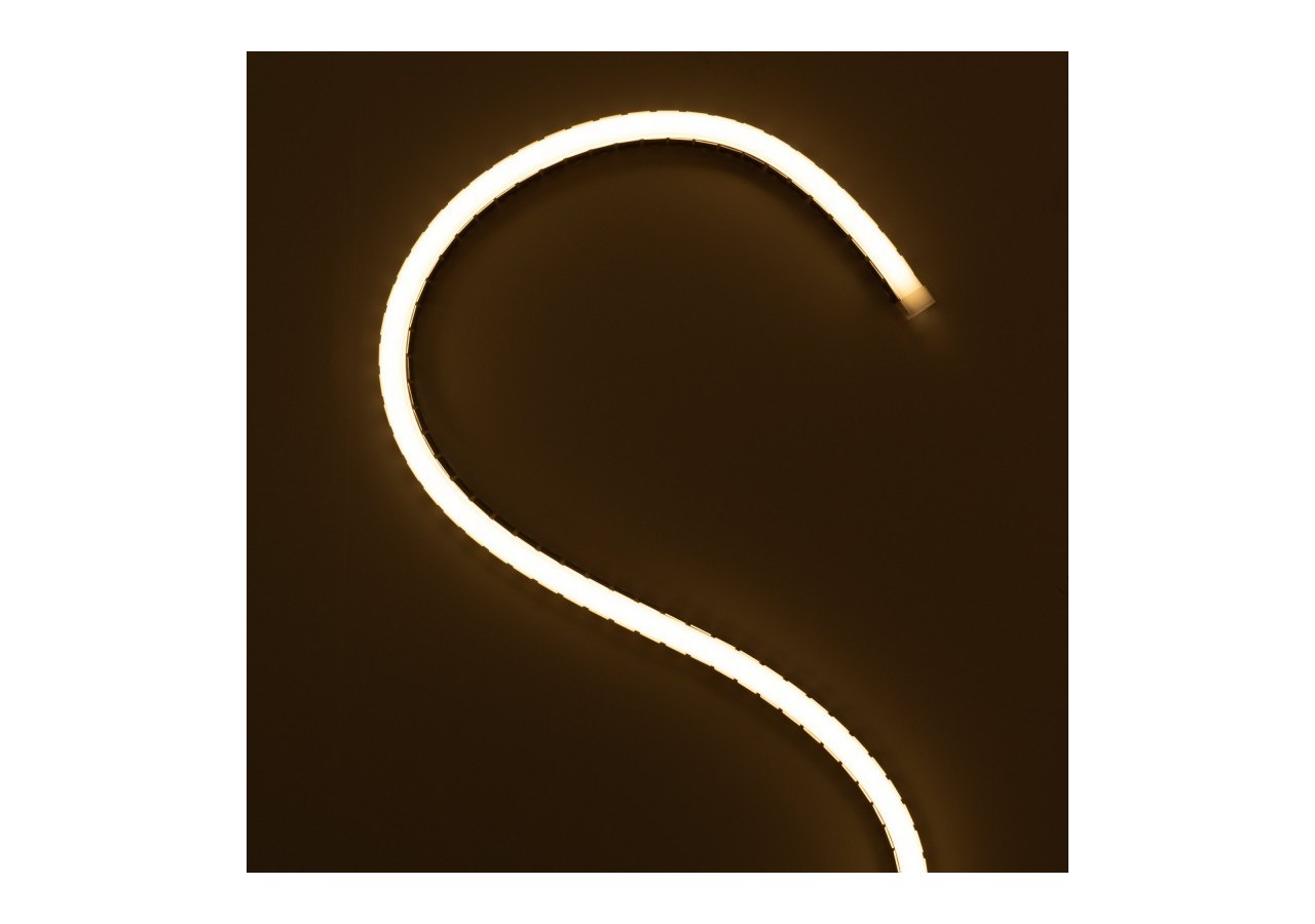 Profilé flexible en acier 16x16 mm pour gaines en silicone-2m - WOS1616-PERF - Barcelona LED