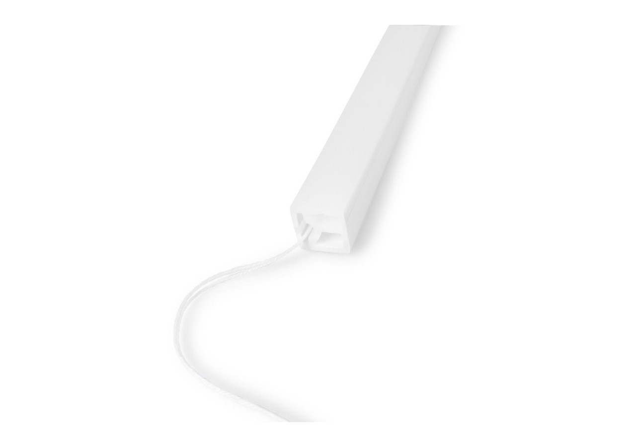 Gaine néon flexible en silicone pour rubans LED-16x16mm-5m-PCB jusqu'à 10mm-Courbure horizontale - WOS1616-S - Barcelona LED