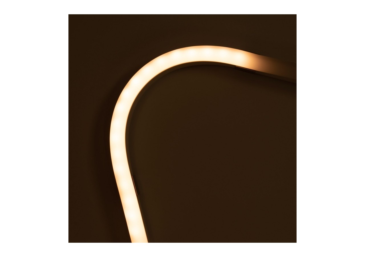 Gaine néon flexible en silicone pour rubans LED-16x16mm-5m-PCB jusqu'à 10mm-Courbure horizontale - WOS1616-S - Barcelona LED