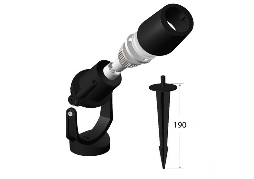 Spot LED avec piquet FUMAGALLI MINITOMMY CCT GU10 3.5W - 1M1.001.000.AXU1K - Barcelona LED