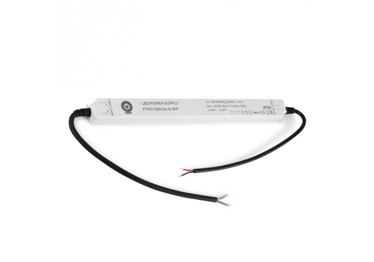 Alimentation étanche extra-plate 24V DC-100W-IP66 - FTPC100V24-S-WP - Barcelona LED 2