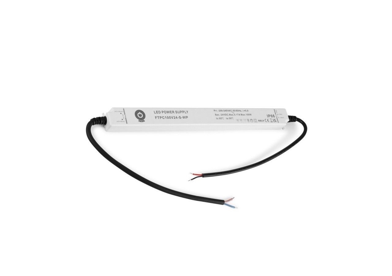 Alimentation étanche extra-plate 24V DC-100W-IP66 - FTPC100V24-S-WP - Barcelona LED