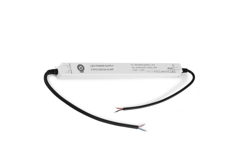 Alimentation étanche extra-plate 24V DC-100W-IP66 - FTPC100V24-S-WP - Barcelona LED