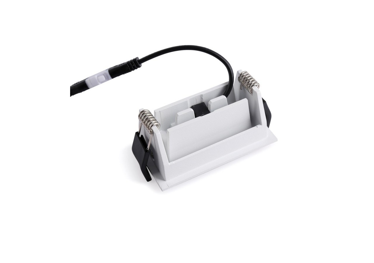 Spot LED encastrable linéaire 6W-Orientable-UGR18-IRC90-Puce OSRAM-2800K - B1214-B-BC - Barcelona LED