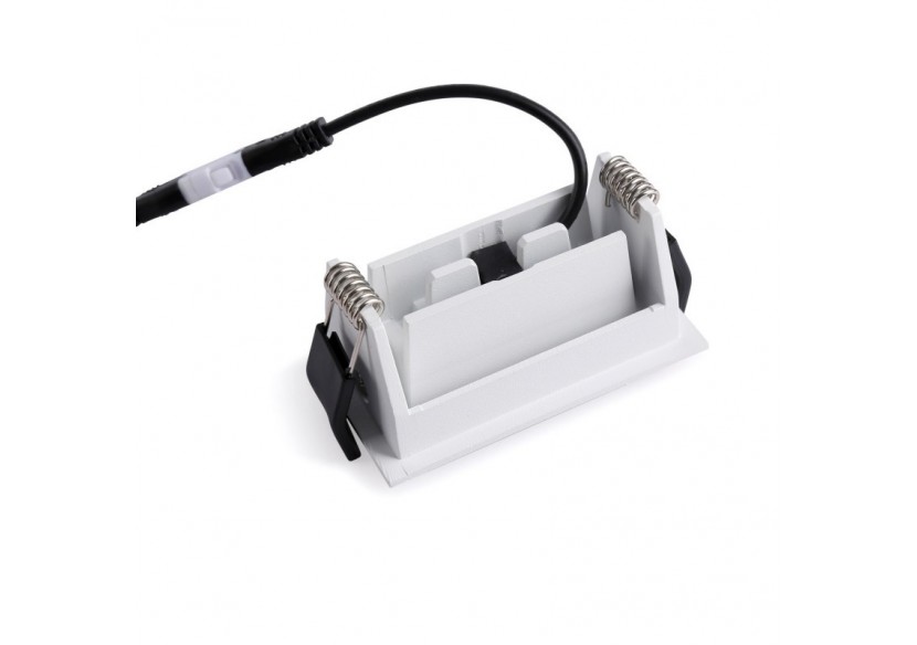 Spot LED encastrable linéaire 6W-Orientable-UGR18-IRC90-Puce OSRAM-2800K - B1214-B-BC - Barcelona LED